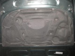 шумоизоляция капота Audi A6 4F/C6 2006, 3.2 л., FSI, AUK, бензин, АКПП, зеленый, седан, полный привод
