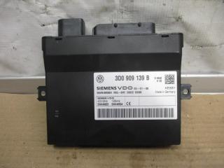 блок управления центральным замком Volkswagen Touareg 1 поколение [рестайлинг] 2008, 3.0 л., TDi, BKS, дизель, АКПП, черный, внедорожник 5 дв., полный привод, 3D0909139B