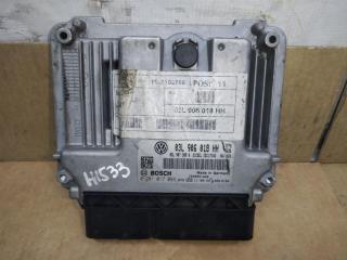 блок управления двигателем Volkswagen Sharan 2 поколение 2011, 2.0 л., TDi, CFF, дизель, МКПП, черный, минивэн, передний привод, 03L906018HH, 03L906309Q
